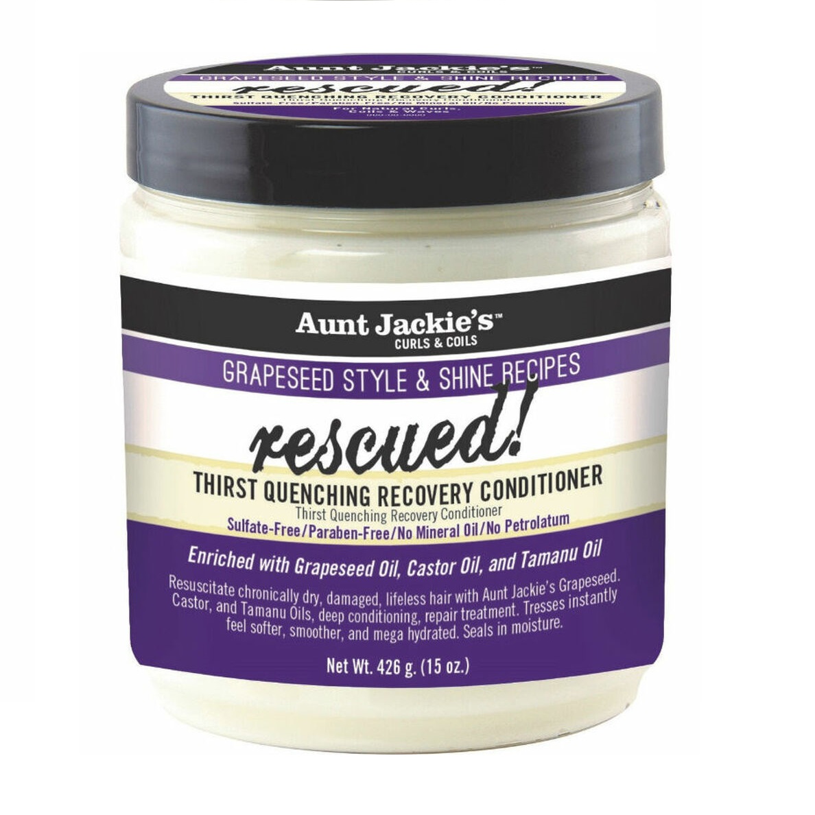 Дълбоко подхранващ балсам Aunt Jackie's Rescued Thirst Quenching Recovery 426 ml