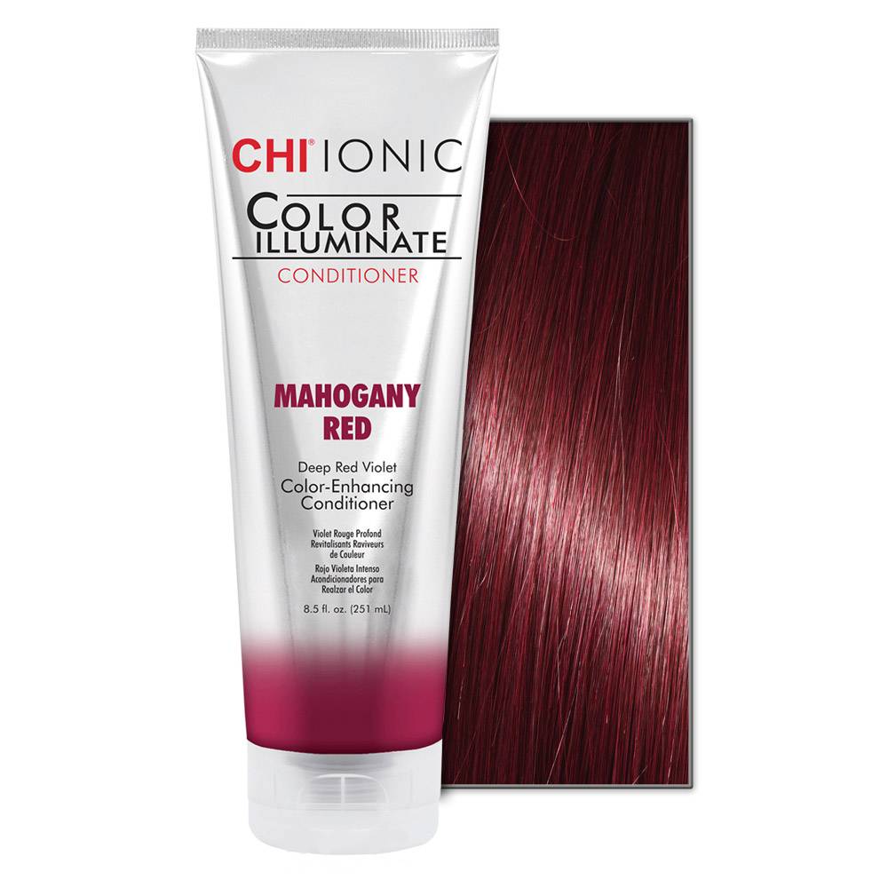 CHI Color Iluminate Оцветяващ балсам  за коса Червен махагон 251ml