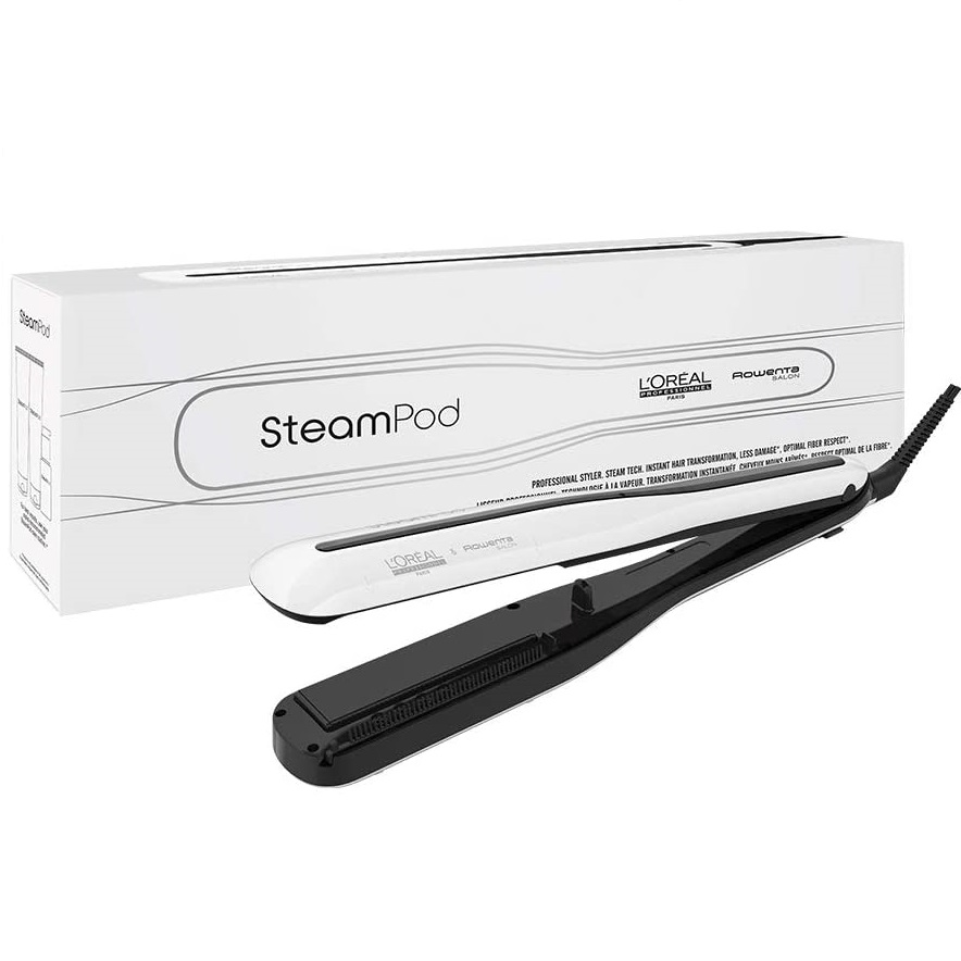 L`Oreal Professionnel Steampod 3.0 Революционна преса за коса с пара и керамични анодизирани плочи за изправяне и подхранващи терапии