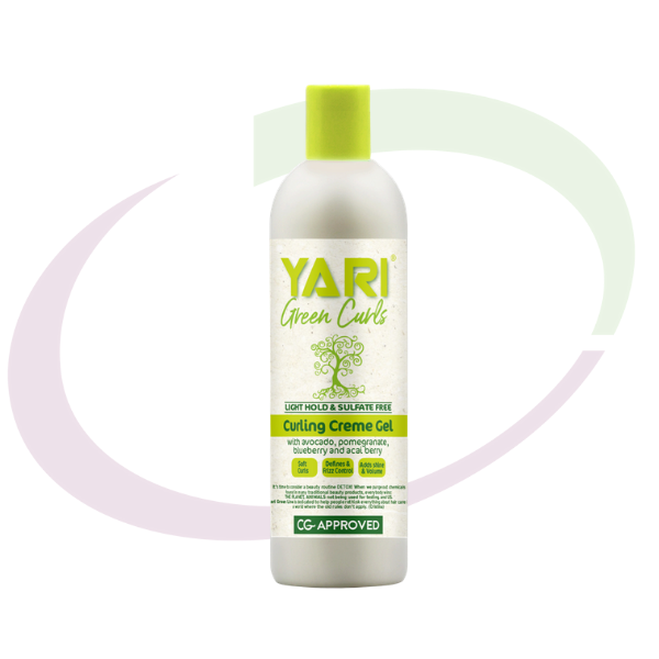 Крем гел за дефиниране на къдрици Yari Green Curls Light Creme Gel  355 ml